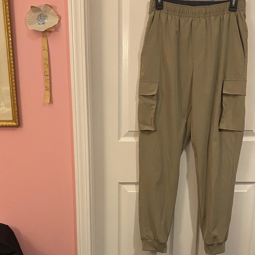 Men's Casual Khaki Cargo Pants